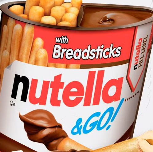 Nutella & Go! Hazelnut Cocoa Spread with Breadsticks pack