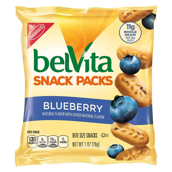 Belvita Snack Packs Blueberry