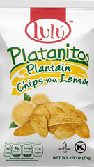 Lulú Platanitos Lemon Plantain Chips bag