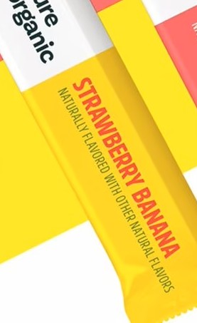 Pure Organic Fruit Bar - Strawberry Banana