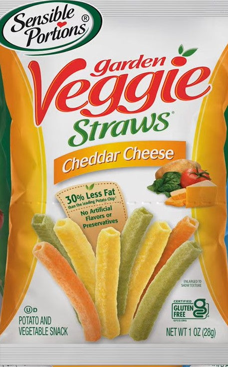 Garden Veggy Straws - Cheddar