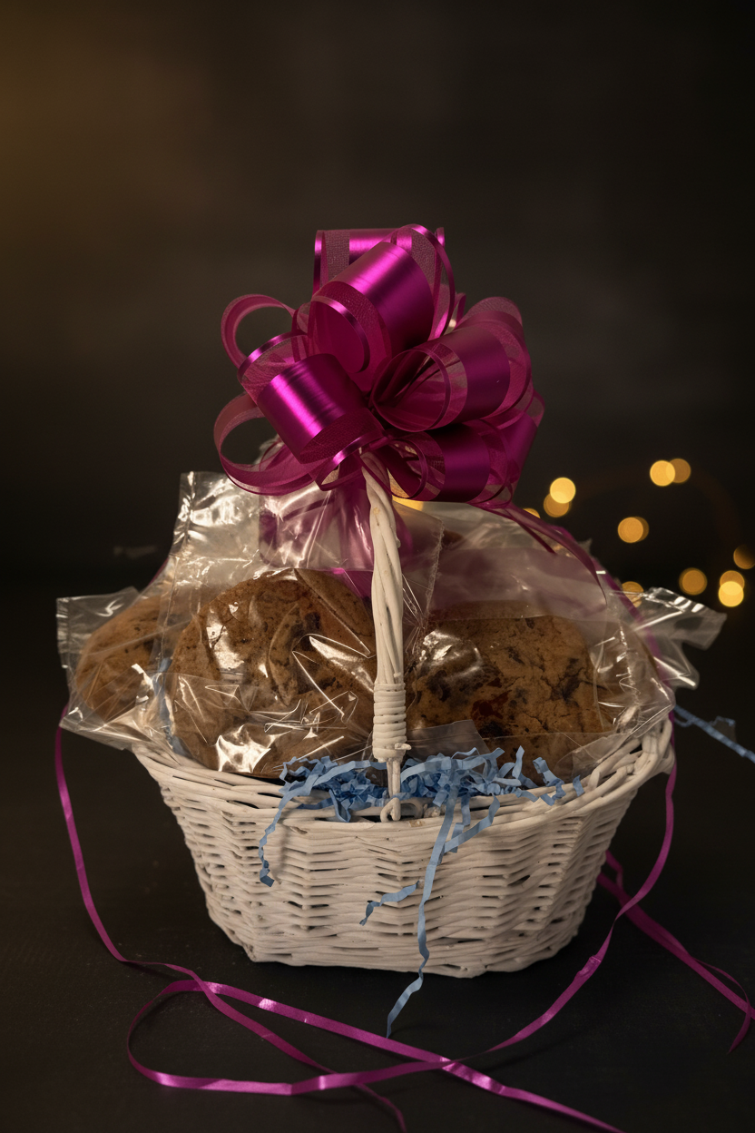 Cookie Basket - Elegant Dark Background