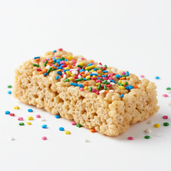 Rice Krispie Treat with colorful sprinkles